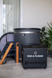 Rise & Plunge Vertical Ice Baths with New and Improved 1HP Chiller